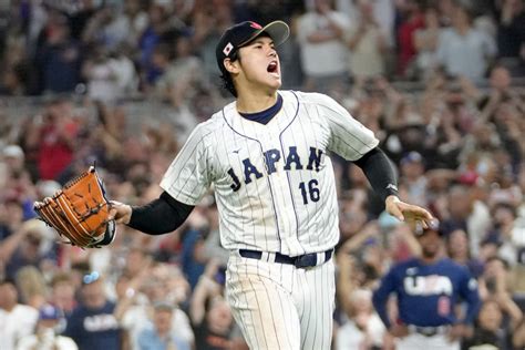 Shohei Ohtani Strikes Out Mike Trout To Win Wbc Championship