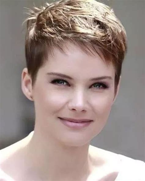 Pixie Hairstyles For Round Face And Thin Hair Page HAIRSTYLES