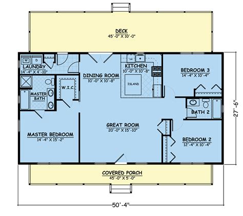One Story Open Concept House Floor Plans No Part Of This Electronic