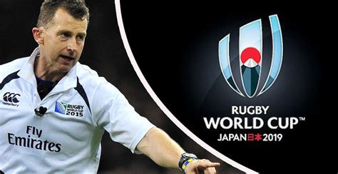 Rugby World Cup Match Officials Including England Vs USA Referee Ruck