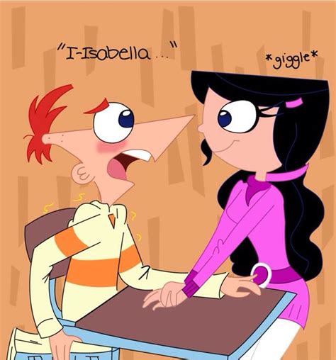 Phinbella Love Phineas And Isabella Phineas And Ferb Phineas And