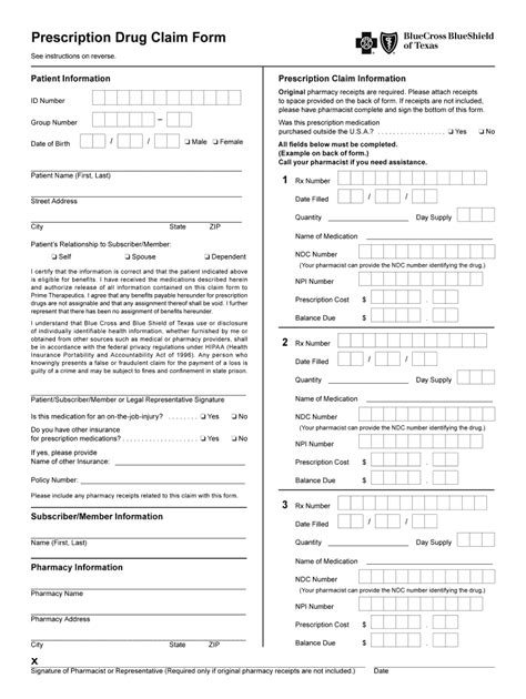 Bcbstx Claim Form Fill Out And Sign Printable Pdf Template Signnow