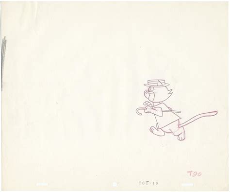 3 hanna barbera top cat animation drawings from opening titles of classic tv show 1961 howard