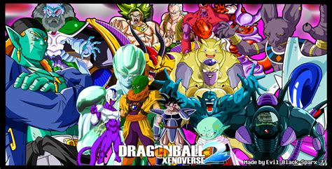 The worlds will collide in the game while the manga characters are looking for the powerful team members to help them stop the villains that disturb the peace on the earth. Dragon Ball Xenoverse 2: Movie villians wallpaper by Evil-Black-Sparx-77 on DeviantArt