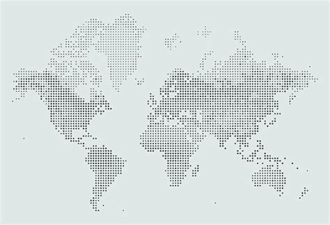 World Map Of Dots Stock Illustration Download Image Now Istock