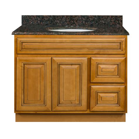 A beautiful vanity can be a total game changer for your bathroom. Walnut Ridge Cabinetry Bathroom Savannah Harvest Glaze ...