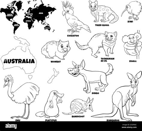 World Map Coloring Page Names