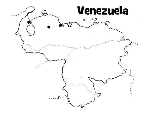 Mapa Da Venezuela Para Colorir Imprimir E Desenhar Colorirme