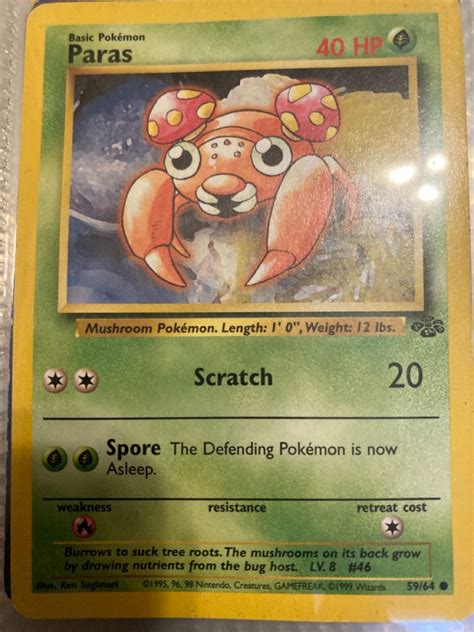 Pokémon Cards Tree Roots Spore Pokemon Creatures Baseball Cards