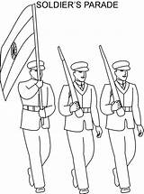Soldier Republic Drawing Parade Coloring India Flag Saluting Sketches Independence Drawings January Getdrawings Parades Cute sketch template