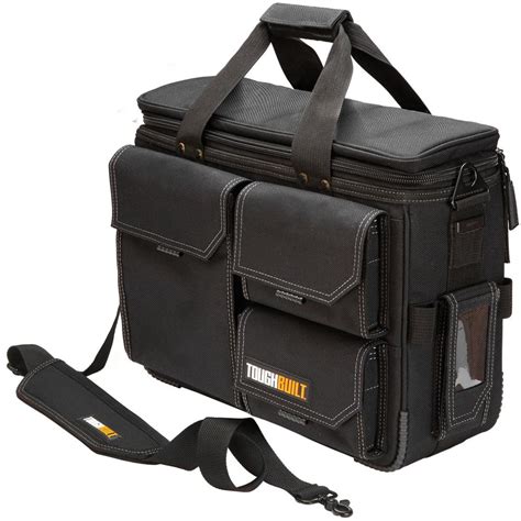 Toughbuilt 195 In Large Quick Access Laptop Tool Bag And Shoulder
