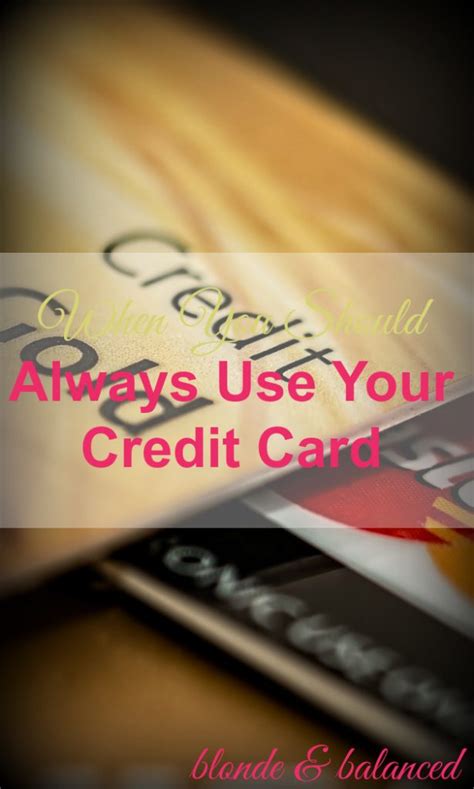 You can see exactly how your credit card company calculates your minimum payments by checking your card. When You Should Always Use Your Credit Card | Blonde & Balanced