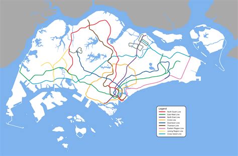 Singapore Mrt Speculative Singapore Map Transit Map M