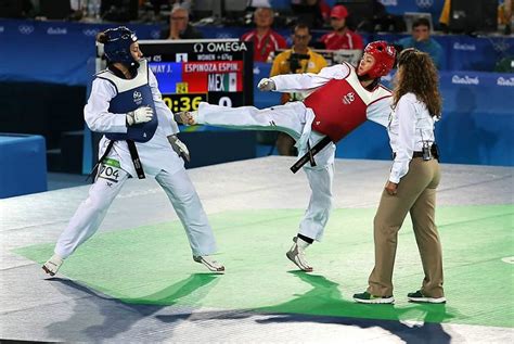 Der begriff taekwondo setzt sich aus den silben tae (fußtechnik), kwon (handtechnik) und do (der weg,. Taekwondoin María del Rosario se mantiene enfocada a ...