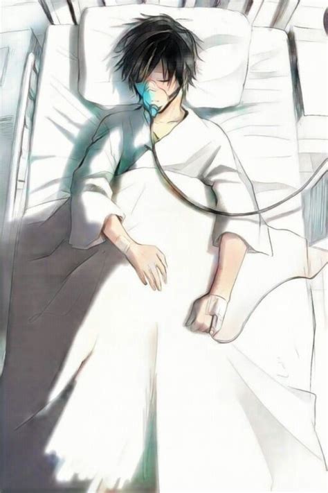 Sad Anime Boy In Hospital Shizuru Unconscious 1280×