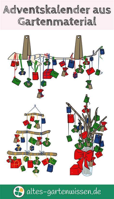 We did not find results for: Adventskalender aus Gartenmaterial | Adventkalender ...