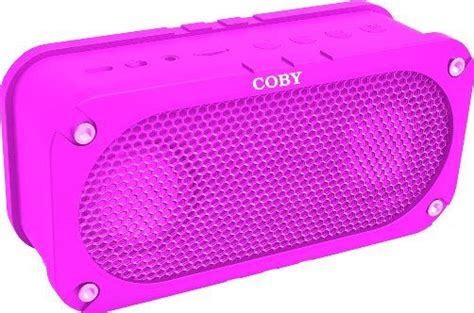 Coby Csbt 302 Pnk Portable Bluetooth Speaker Pink Fits With All