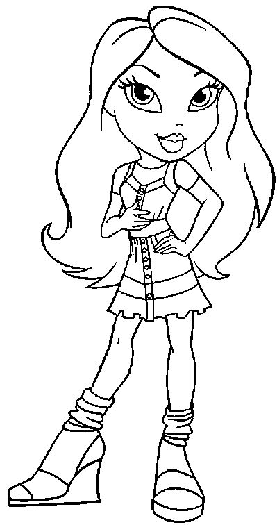 Check spelling or type a new query. Coloring Pages: Bratz Coloring Page 2