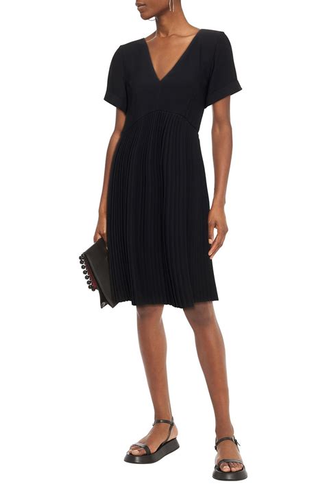 Kenzo Pleated Crepe Dress The Outnet