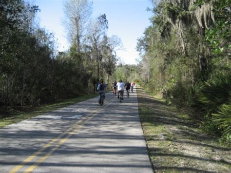 I just rode the west orange trail, in combination with the south lake trail and wow what a wonderful experience, challenging hills and winding. Cross Seminole Bike Trail, Orlando Area. E-Z Map, 85+ Photos.