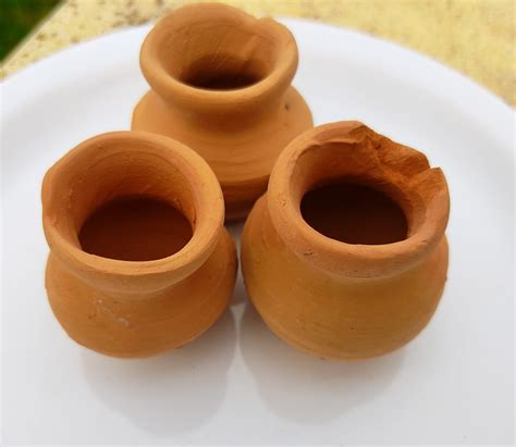 Indian Mini Clay Pots Etsy