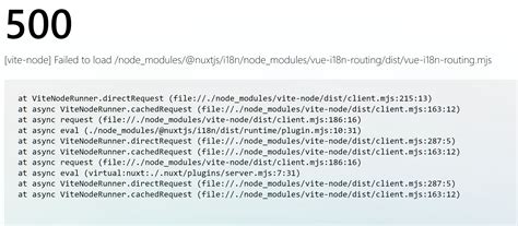 Missing Node Modules Vue I N Routing Dist Vue I N Routing Mjs