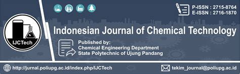 Where possible, links have been provided to the publisher of the material and contact information for the corresponding author is listed. Indonesian Journal of Chemical Technology