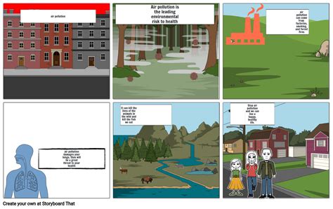 Air Pollution Storyboard By Rivers14951