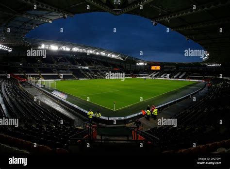 General Interior View Of Mkm Stadium Home Stadium Of Hull City Stock
