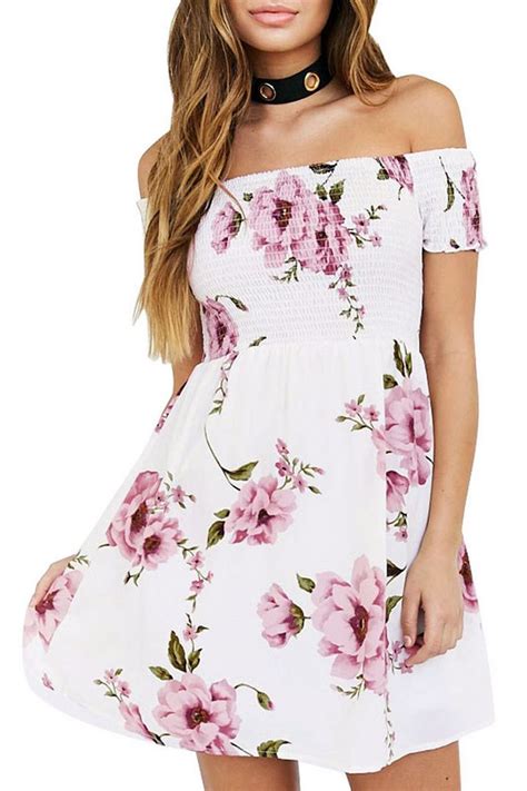 10 Beautiful Casual Floral Short Dress For Spring Style Kurzes