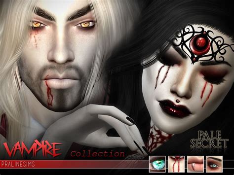 Pralinesims Pale Secret ~ Vampire Collection Sims Sims 4 Sims 4