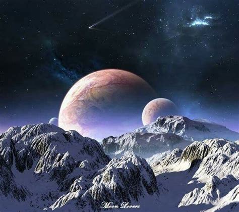Pin By Bob Rabon On Moon Planets Wallpaper Fantasy Landscape Galaxy