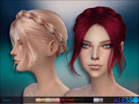Anto Slowly Hair Sims 4 Cc Skin Sims Cc Find Hairstyles Braided