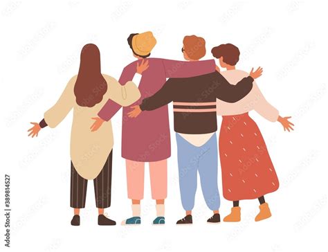 7827 Group Hug Stock Illustrations Vectors And Clipart Dreamstime