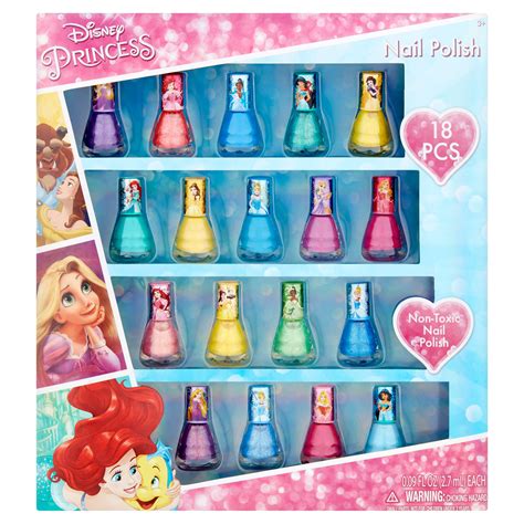 Townley Girl Disney Princess Super Sparkly Peel Off Nail Polish Deluxe