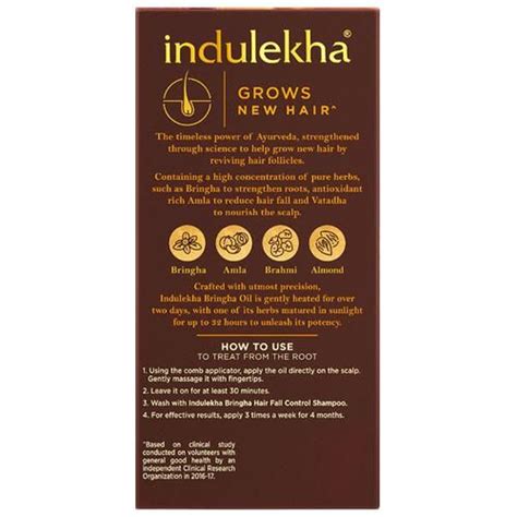 Buy Indulekha Bringha Oil Reduces Hair Fall And Grows New Hair 100