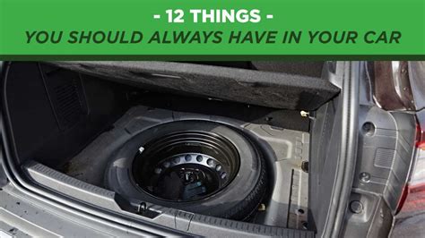 12 Things You Should Always Have In Your Car Go Auto Insurance