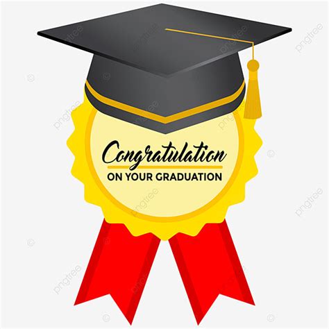 Toga Hat Vector Art Png Congratulation On Your Graduation With Medal And Toga Hat