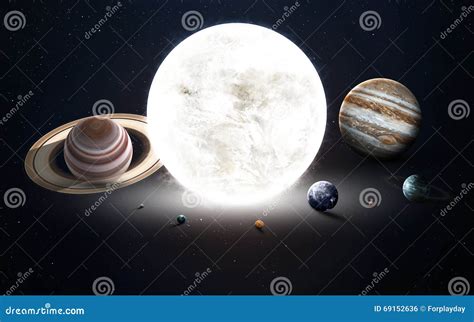 High Resolution Image Presents Planets Of The Solar System This Image
