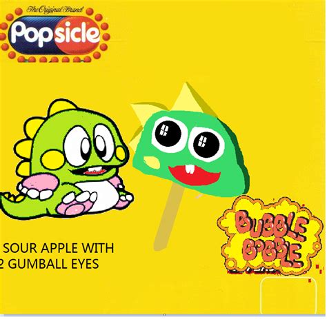 Bub Popsicle With Gumball Eyes Gumball Bubble Bobble Popsicles