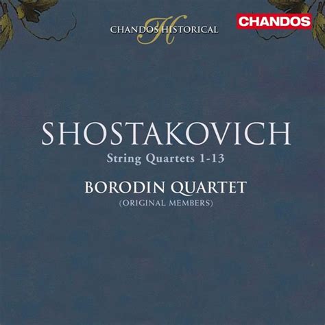 Borodin Quartet String Quartets 1 13 4 Cd Borodin Quartet Cd