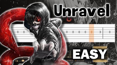 Tokyo Ghoul Op Unravel Guitar Tutorial Tab Youtube