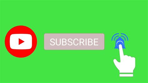 New Green Screen Animated Subscribe Button By Top