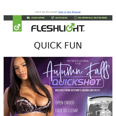 Autumn Falls Wants YOU To Buy Her New Fleshlight Toy Fleshlight