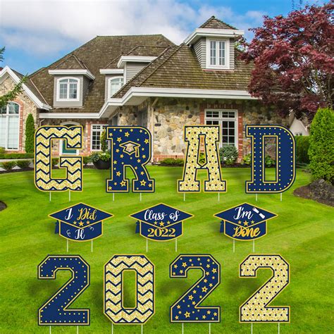 Buy 2022 Graduation Yard Sign With Stakes Congrats Grad Class Of 2022