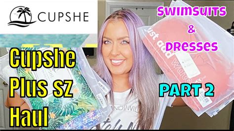 cupshe plus size swimwear haul part 2 plus size fashion 2021 hotmess momma vlogs youtube