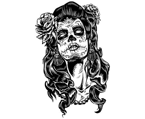 Woman Skull Svg - 1016+ SVG File for Cricut - Free SVG Tool