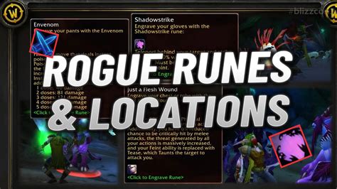Rogue Class Runes And Discovery Locations Season Of Discovery Wowhead
