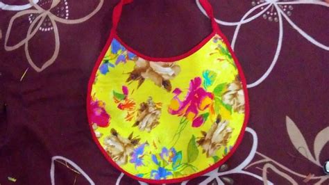 Baby Bib How Sew A Simple Baby Bib In Hindi At Home Youtube