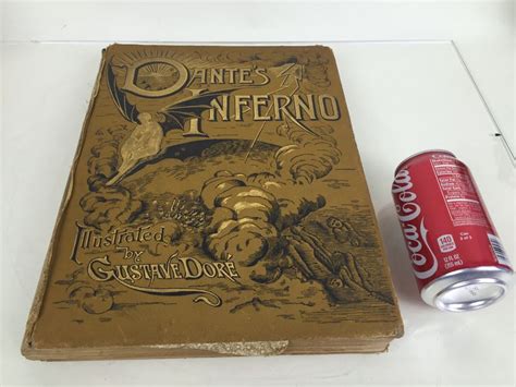 Dantes Inferno Hardcover Book With Illustrations By M Gustave Dore